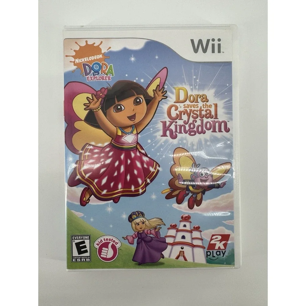 Dora the Explorer: Dora Saves the Crystal Kingdom Nintendo Wii 2K Play W/Manual